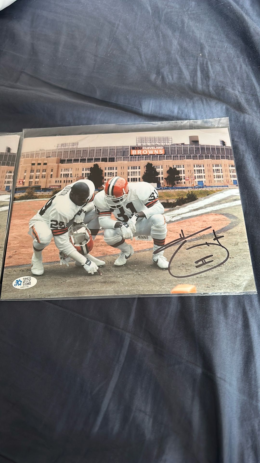 autograph Hanford Dixon picture