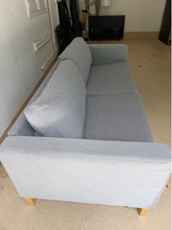 Gray beautiful couch
