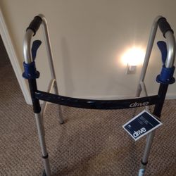 Brand New Drive Walker With Wheels + Crutches 