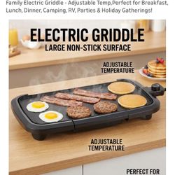 Electric Griddle – Large Flat Top