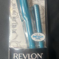 Teal Revlon Straightener