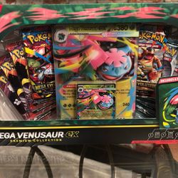 Pokemon TCG Mega Venasaur EX Premium Collection Box