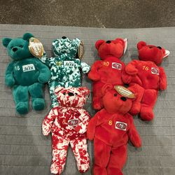 Sports Themed Salvino’s Bammers (similar To Beanie Babies).  $3 Each.