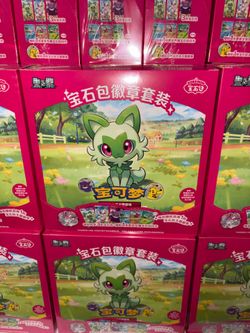Pokemon TCG S-Chinese Exclusive Gem Pack 1,2,3 Badge Set NEW Sealed Case