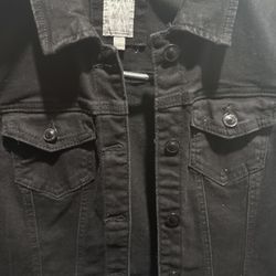 Black Jean Jacket 