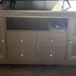 Avril Media Console Silver 70 Inches 