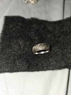 Silver Hand Engrave Ring Pure 925 One Of Sind Size 10