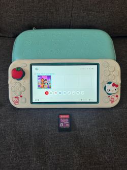 Nintendo switch lite turquoise w/ case and game *Read Description*