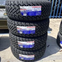 275/65/18 Atlander At New Tires Installed 40,000 Miles Warranty