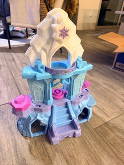Huge Fisher-Price Little People Disney Collection - Elsa Ice Palace, Mickey Clubhouse, Parade Train & 40+ Figures
