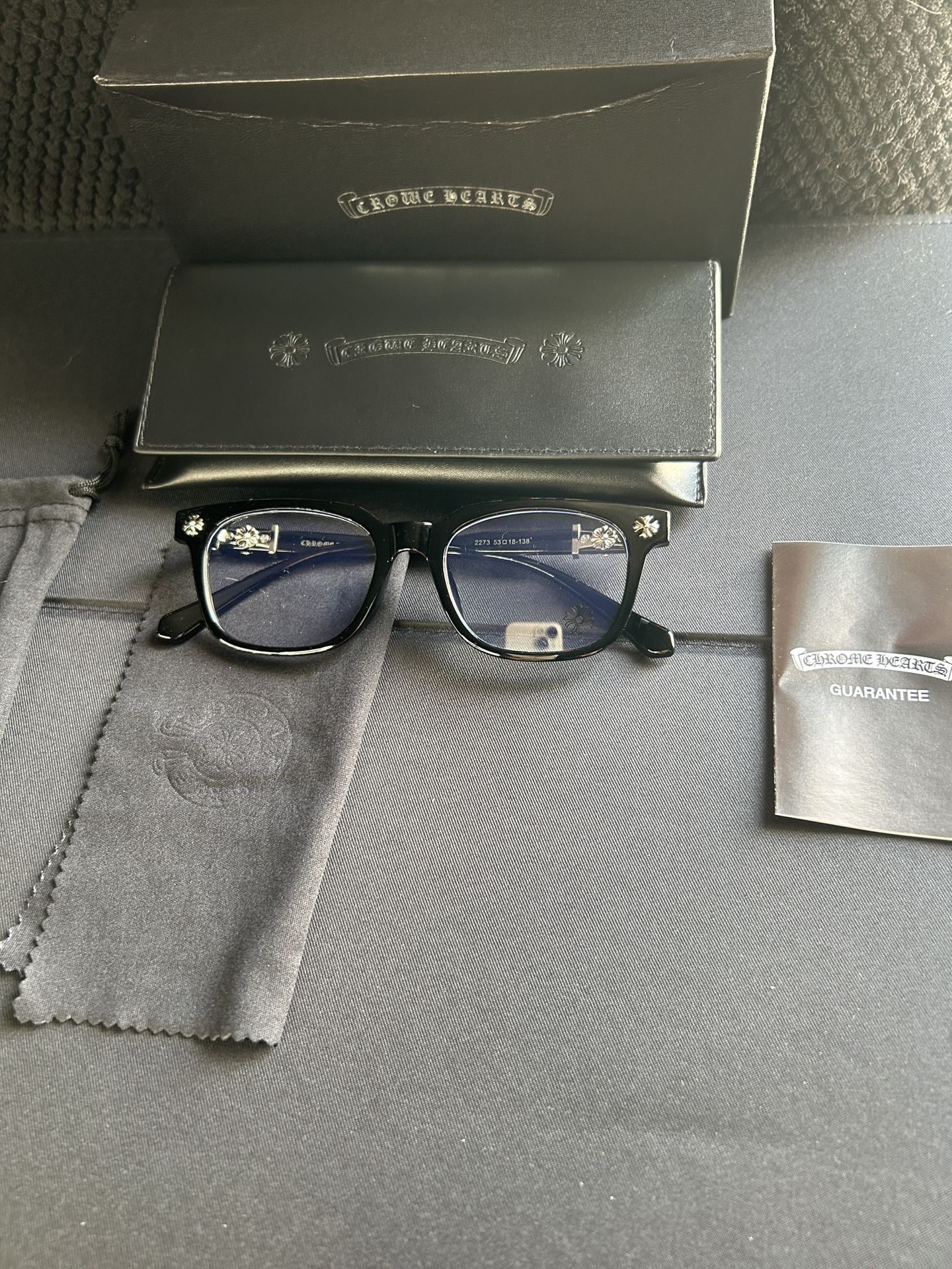 Chrome Heart Sunglasses Silver