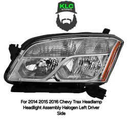 For 2014 2015 2016 Chevy Trax Headlamp Headlight Assembly Halogen Left Driver Side