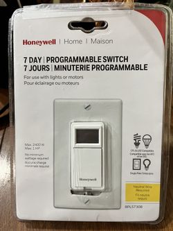 Honeywell 7 Day programmable switch