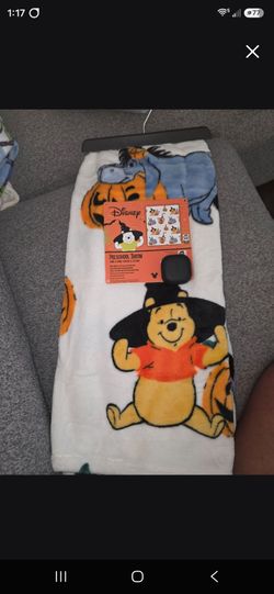 Winnie The Pooh Halloween 🎃 Toddler Blanket