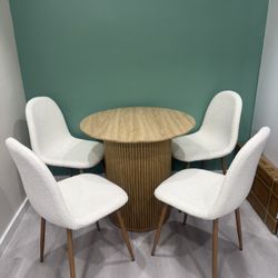 Dining Table Set - Dining Table With 4 Dining Chairs