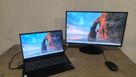 Lenovo V15 G2 1TB SSD 16GB RAM Laptop/ 24" Full HD Sceptre Monitor 75Hz Refresh Rate
Bundle