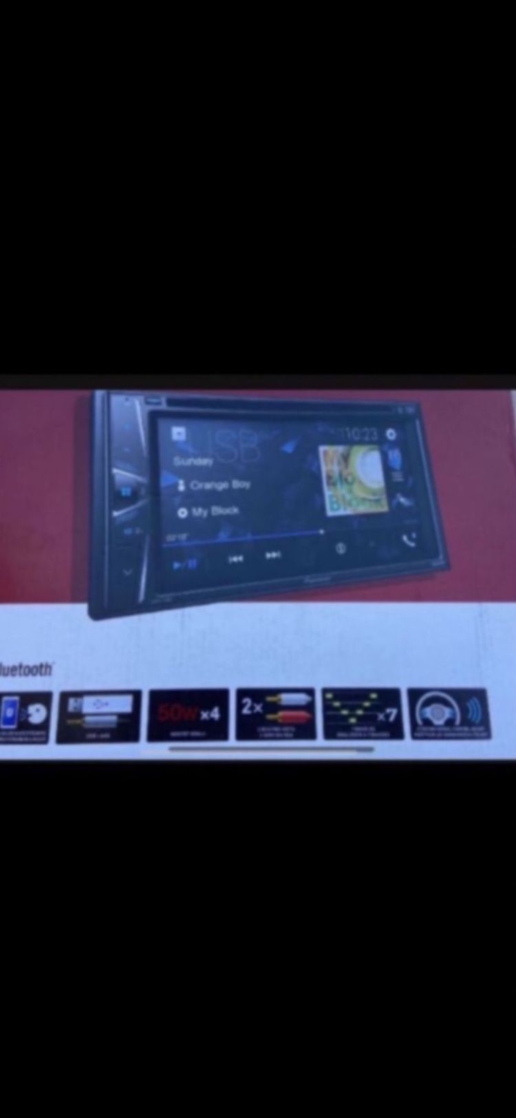 Pioneer AVH-120 BT DVD CD Player (NEW)