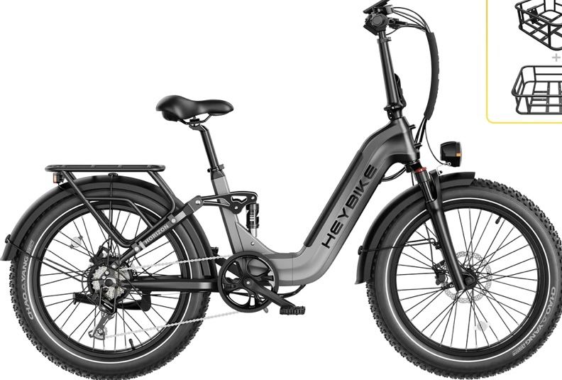 Heybike Horizon 24 Inch Fat Tire Foldable Electric Bicycle