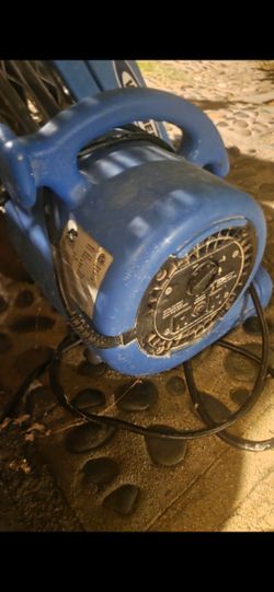 Air Mover for Water Damage Restoration Carpet Dryer Floor Blower Fan Home and Plumbing Use in Blue