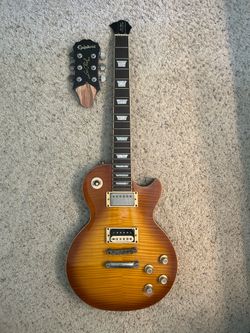 Broken Headstock - Epiphone Les Paul Standard Pro
