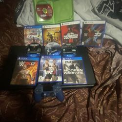 Two PS4 Plus Games 1 Controller 