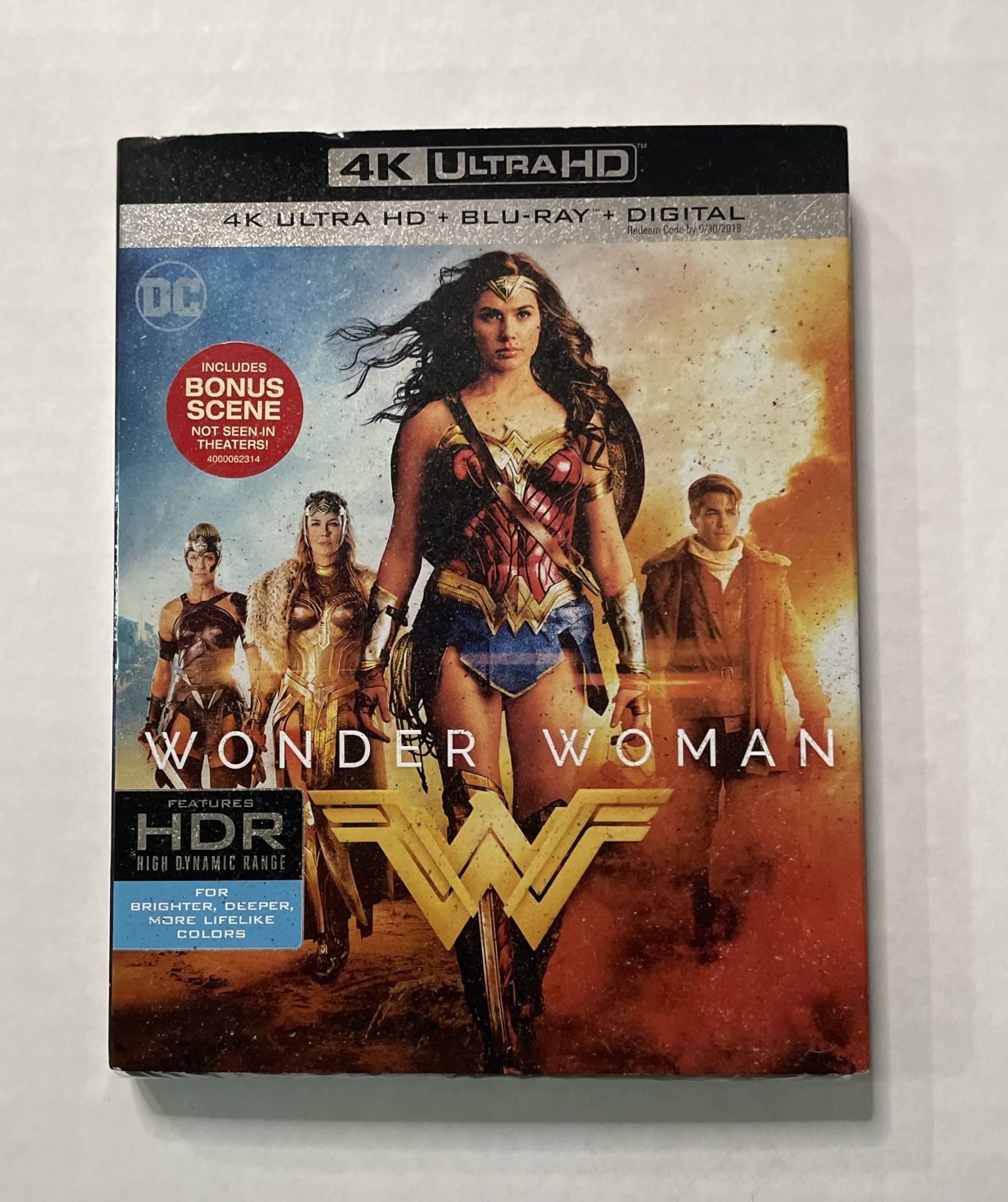 Wonder Woman 4K UHD Blu-ray Gal Gadot NEW 2017