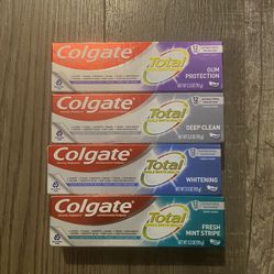 Colgate Total Whole Mouth Health Toothpaste 3.3 Oz $1.25 Each 