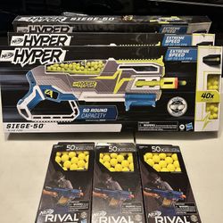 Nerf Hyper Siege-50 With Extra Rounds