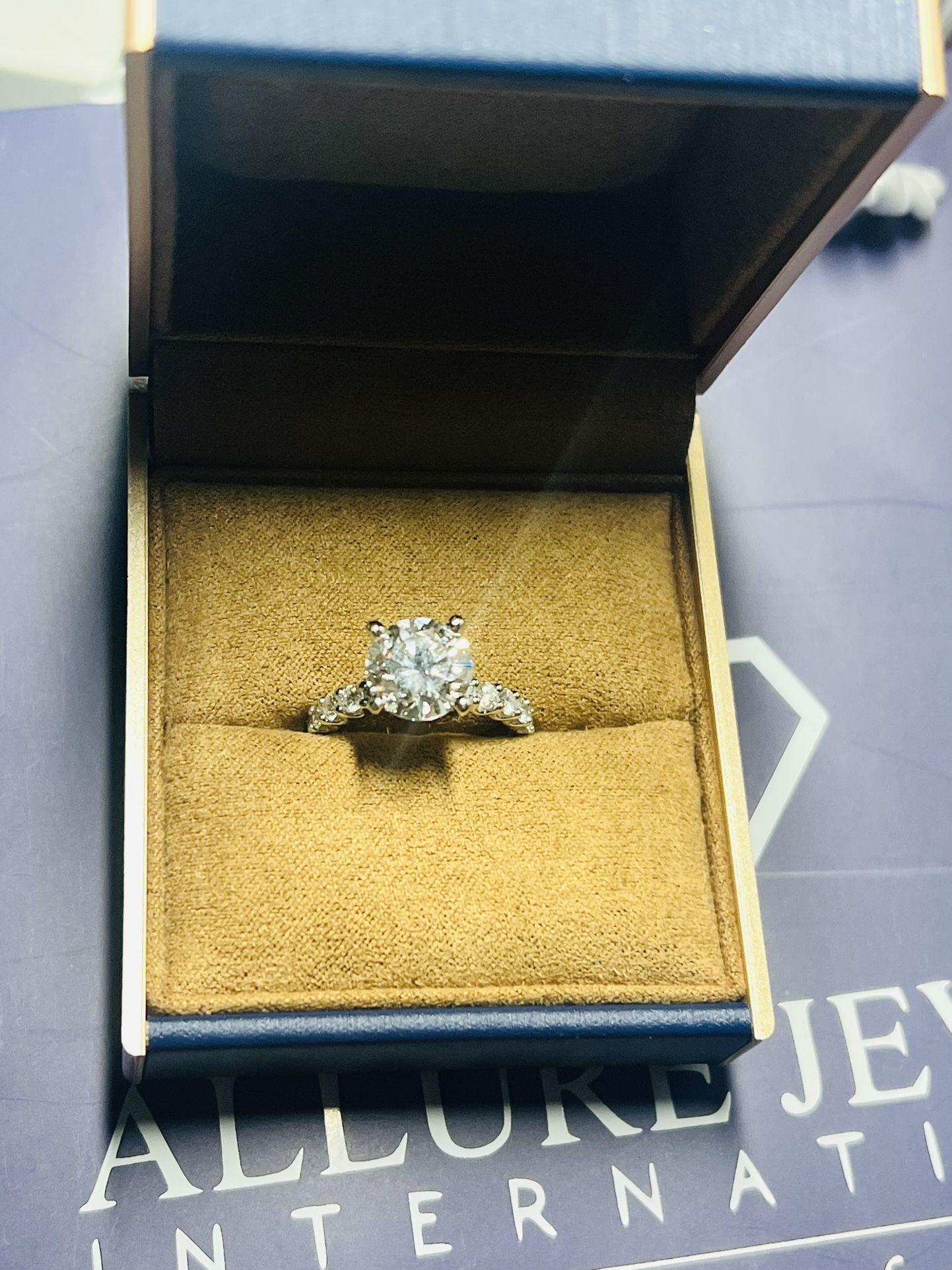 Princess Cut Lab Grown Diamond Ring