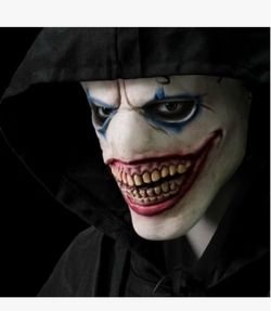 New! Creepy Clown Halloween Latex Mask