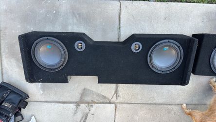 10 inch Alpine S-Series Dual Subwoofer Enclosure Box