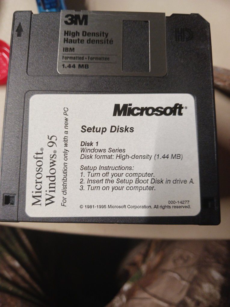 Windows 95 On 3.5 Floppy