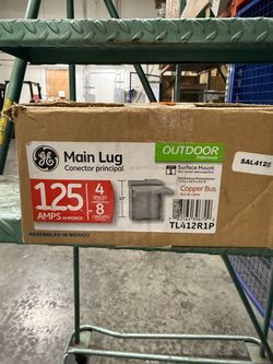 GE PowerMark Plus Outdoor 125 Amp 4-Space 8-Circuit Single-Phase Main Lug Circuit Breaker Panel