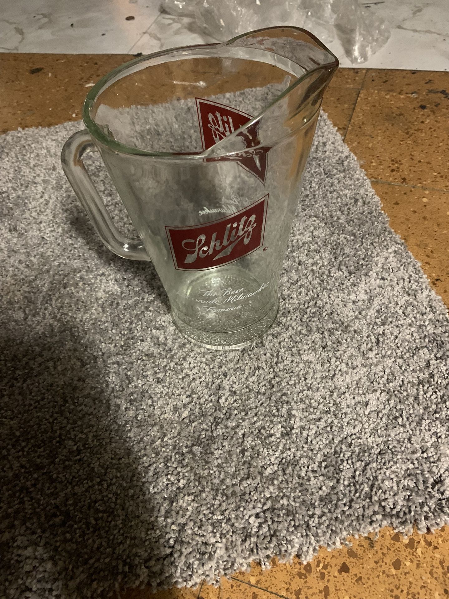 Schlitz Beer Pitcher