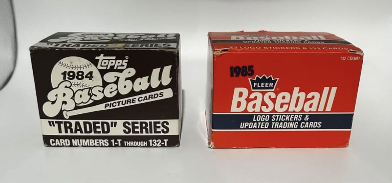 1984 Topps Traded & 1985 Fleer Update sets