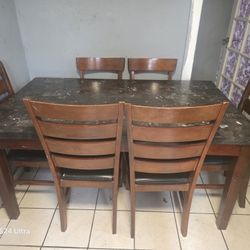 Comedo De 6 Sillas Pesado De Buena Calidad  