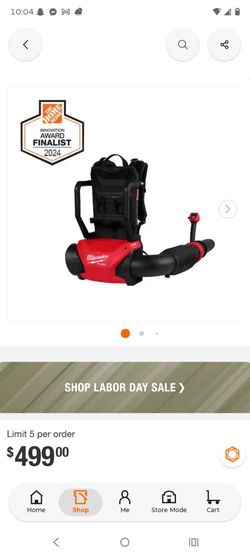 Milwaukee FUEL Backpack Leaf Blower