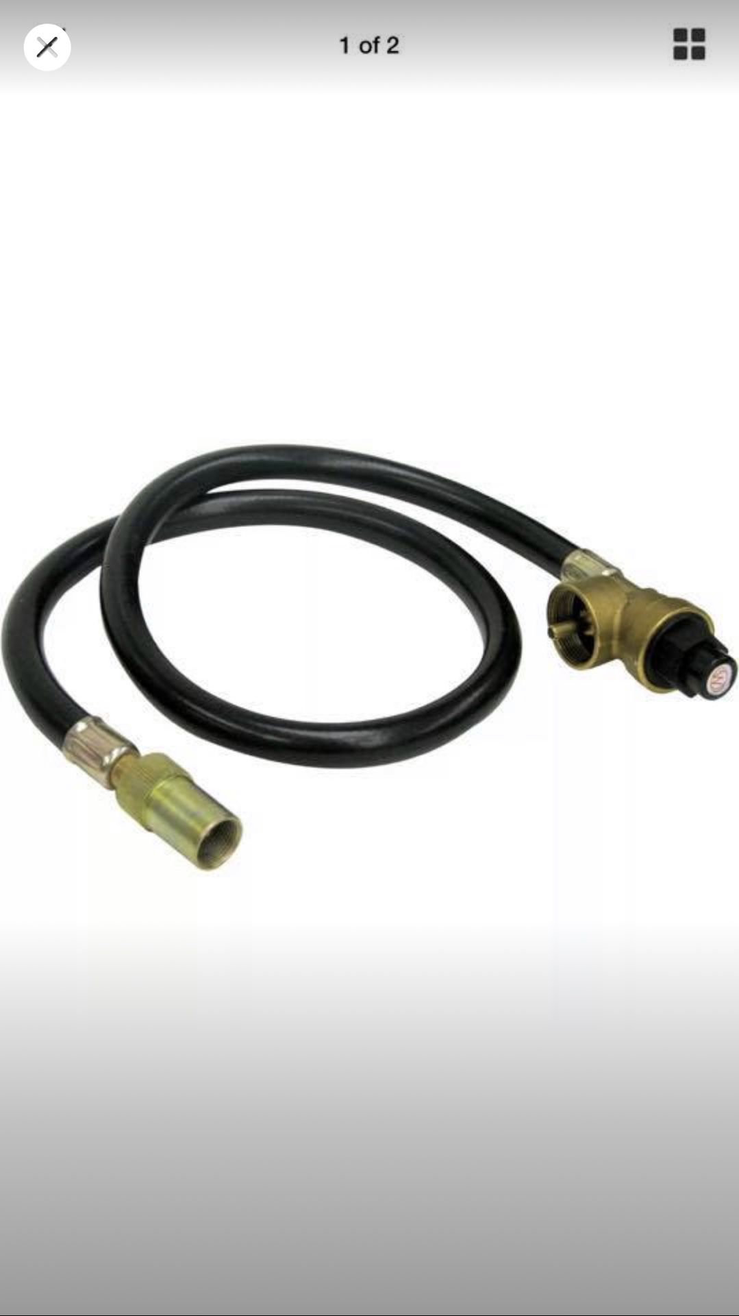 Stansport 30" Hose - Appliance To 1 lb Cylinder Bronze