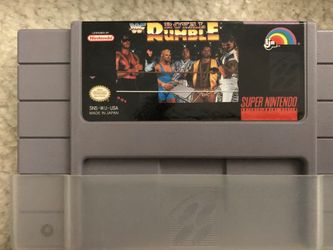 Wf wrestling royal rumble wwe- Super Nintendo