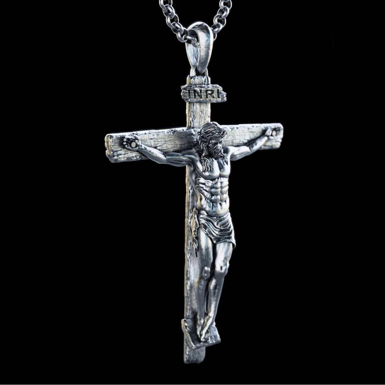 Handmade 925 Sterling Silver Crucifix 