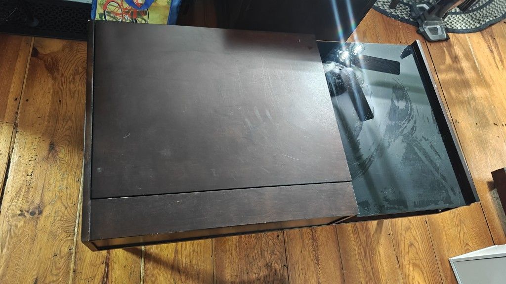 Coffee Table - Bob's Furniture - Glass & Wood