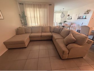 Sectional Sofa - Beige