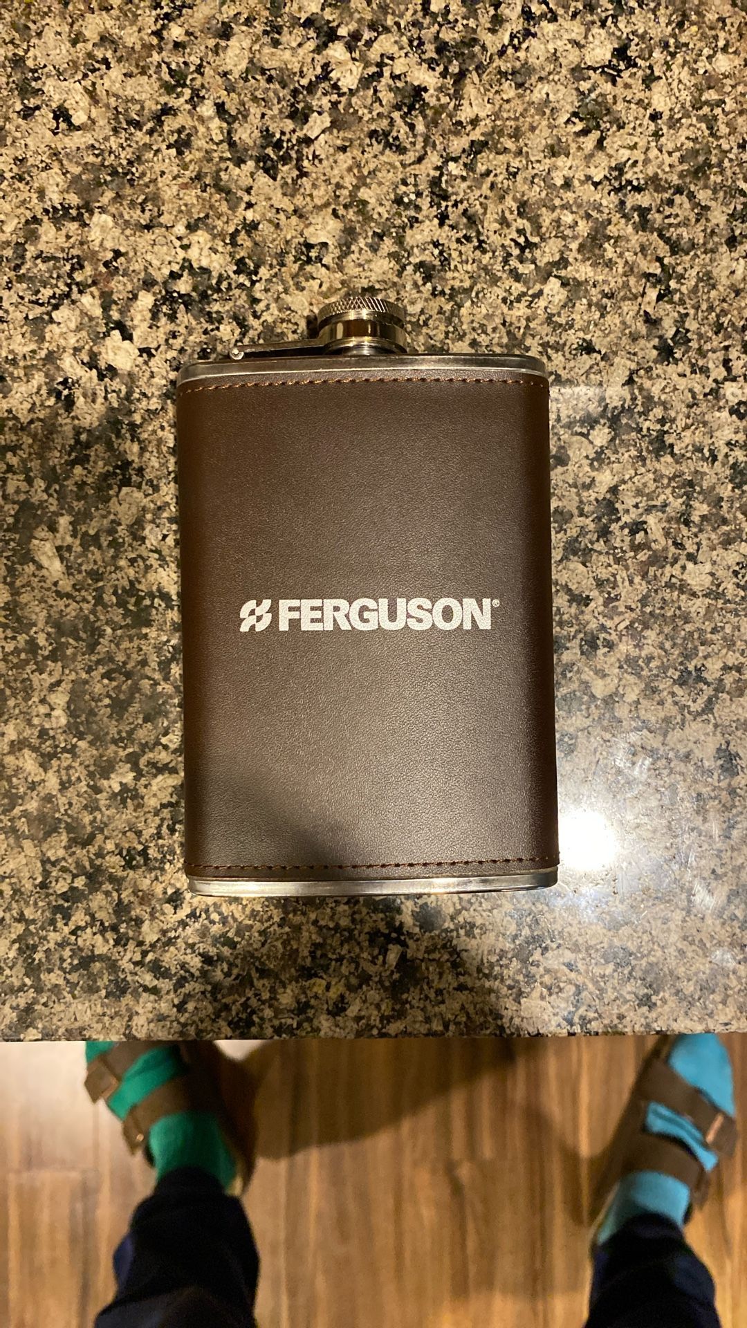 Leather Wrapped Flask