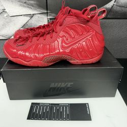 Nike Air Foamposite Pro Gym Red Size 10.5