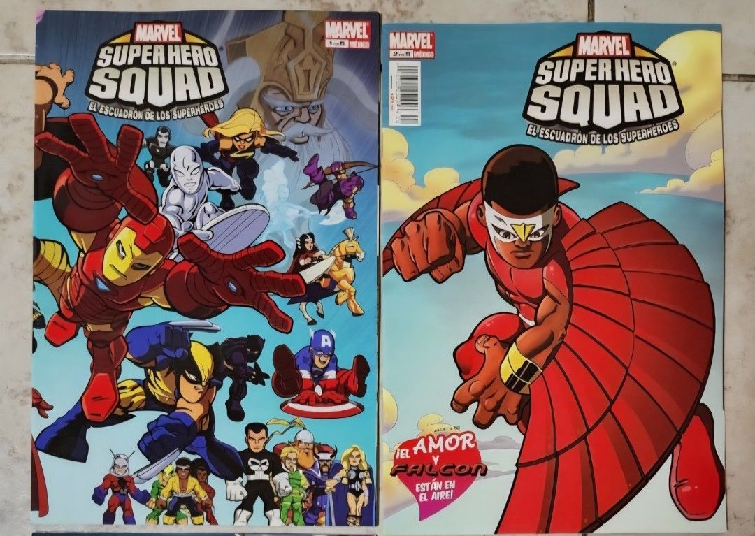 Marvel Super Hero Squad Mexico Variants Lot of 5 VF/NM Spanish 2010