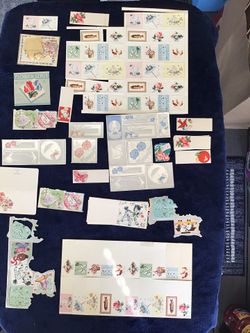 Vintage Lot Of Mixed Gift Tags/ Stickers
