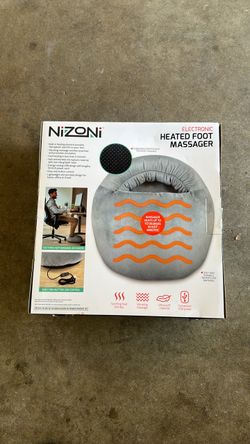 Electronic heated foot massager