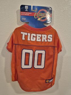 New, Pets First Licensed NCAA Jersey, Clemson Tigers, Medium 
