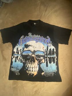 Godspeed Skull Graphic Black T-Shirt