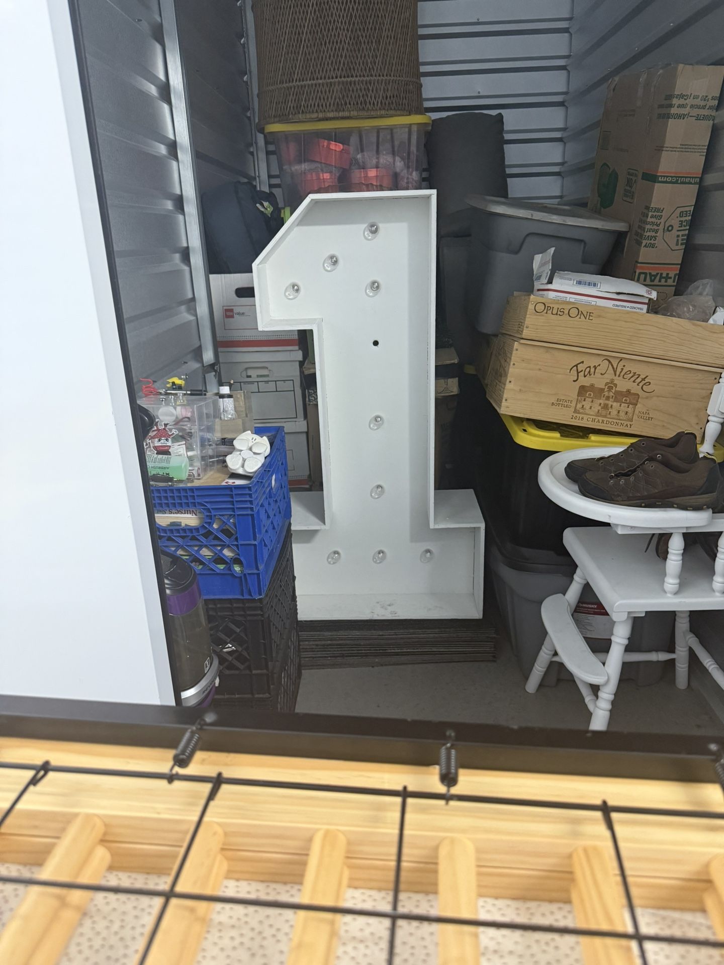 Marquee number 1 Solid wood 